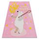 Tapis PLAY ours étoiles G4016-5 rose