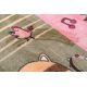 Carpet PLAY Animals music tunes G3610-1 pink / orange