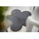 Tappeto NEW DOLLY fiore G4372-1 grigio antracite IMITAZIONE PELLICCIA DI CONIGLIO