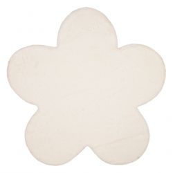 Matta NEW DOLLY flower G4372-4 beige IMITATION AV KANINSPEL