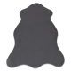 Teppe NEW DOLLY hud G4337-2 grå antrasitt IMITERING AV KANINPELS