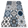 Tapis ALTER Porto fleurs bleu