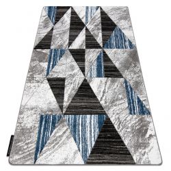 Teppich ALTER Nano Dreiecke blau