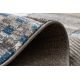Teppich ALTER Siena Quadrate Gitter blau