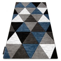 Tappeto di lana POLONIA Tesoro Telaio blu scuro