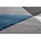 Teppich ALTER Rino Dreiecke blau