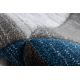 Alfombra de lana POLONIA Tesoro Marco azul oscuro