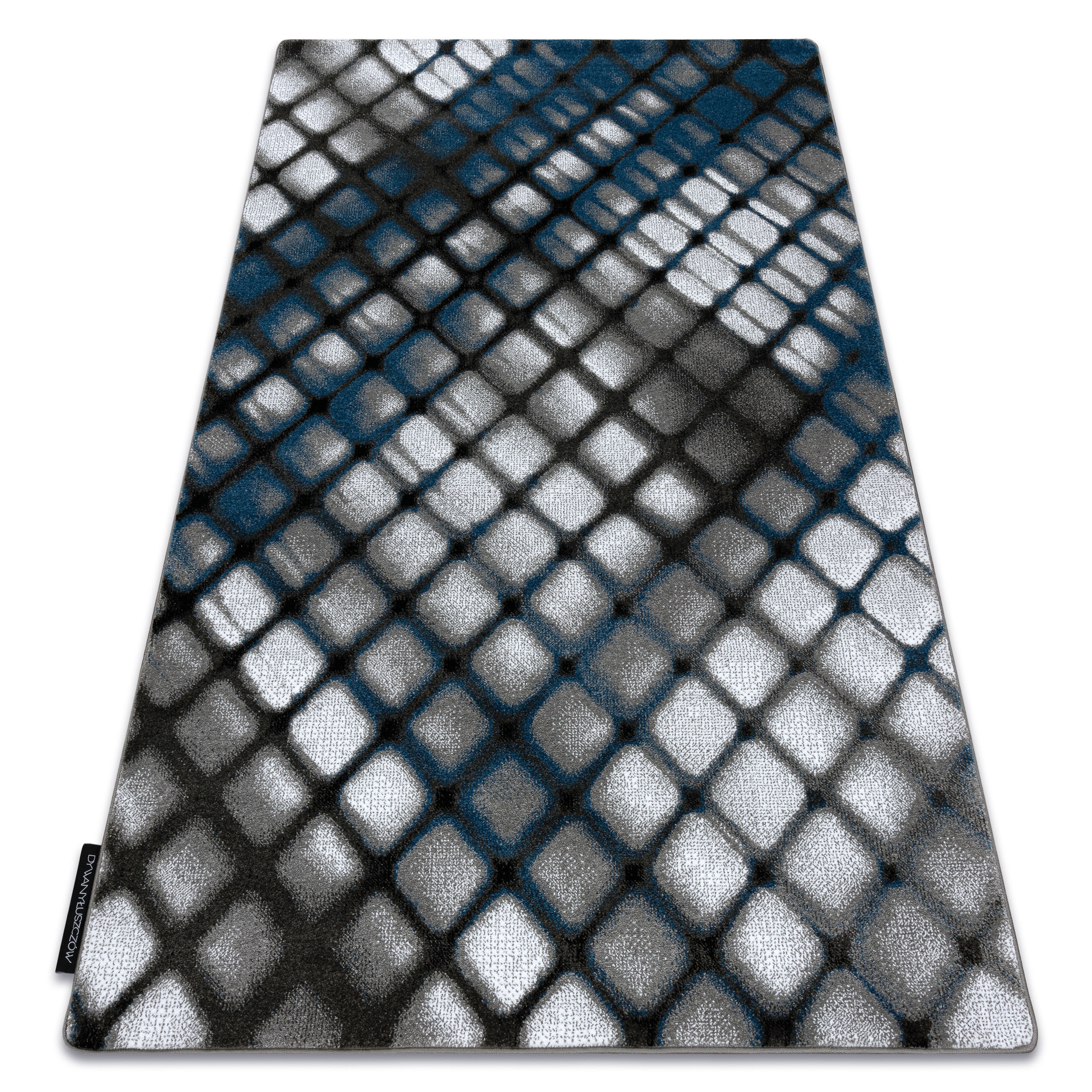 Teppich INTERO REFLEX 3D Gitter blau - Teppiche