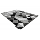 Килим INTERO PLATIN 3D триъгълници сив