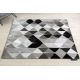 Teppich INTERO PLATIN 3D Dreiecke grau