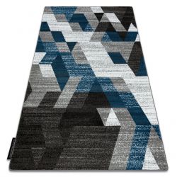 Tappeto INTERO TECHNIC 3D quadri triangoli blu