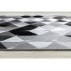 Килим INTERO PLATIN 3D Трикутники сірий