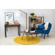 Modern GLOSS covor cerc 6776 85 stilat, cadru, grecesc negru / fildeş