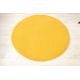 Modern GLOSS covor cerc 6776 85 stilat, cadru, grecesc negru / fildeş
