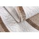 Tappeto TULS strutturale, frange 51231 vintage avorio / grigio