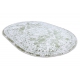 Teppich ACRYL DIZAYN Oval 143 grün / elfenbein