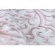 Paklājs Akrila ovāls DIZAYN 142 ziloņkaula kauls / rozā