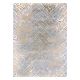 Modern GLOSS covor, traversa 6776 86 stilat, cadru, grecesc negru / aur