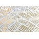 Tapete, Passadeira GLOSS moderno 6776 86 à moda, quadro, grego preto / ouro