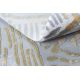 Tapete, Passadeira GLOSS moderno 6776 86 à moda, quadro, grego preto / ouro