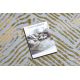 Modern GLOSS covor, traversa 6776 86 stilat, cadru, grecesc negru / aur