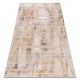 Tapete moderno TULS estrutural, franjas 51248 cinzento