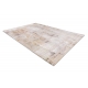 Tapete moderno TULS estrutural, franjas 51248 cinzento