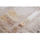 Tapete moderno TULS estrutural, franjas 51248 cinzento