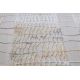 Tapete moderno TULS estrutural, franjas 51248 cinzento