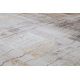 Tapete moderno TULS estrutural, franjas 51248 cinzento