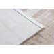 Tapete moderno TULS estrutural, franjas 51248 cinzento