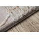 Tapete moderno TULS estrutural, franjas 51248 cinzento