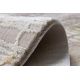 Tapete moderno TULS estrutural, franjas 51248 cinzento