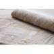 Tapete moderno TULS estrutural, franjas 51248 cinzento
