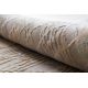 Tapete moderno TULS estrutural, franjas 51248 cinzento