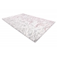 Teppe akryl DIZAYN 123 lys grå / lys rosa