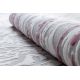 Teppe akryl DIZAYN 123 lys grå / lys rosa