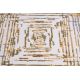 Carpet ACRYLIC USKUP Abstraction 353 ivory / yellow