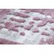 Akril DIZAYN szőnyeg 122 világos rózsaszín / világos szürke