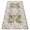 Alfombra acrílica DIZAYN 143 verde / marfil