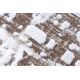 килим, Доріжка GLOSS сучасний 2813 27 стильний, каркас, грецька сірий