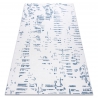 Alfombra acrílica DIZAYN 8840 marfil / azul