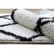 Carpet, Runner BERBER CROSS white - for the kitchen, corridor & hallway