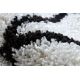 Alfombra, alfombra de pasillo BERBER CROSS blanco – para la cocina, entrada, pasillo 