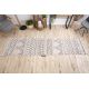 Alfombra, alfombra de pasillo BERBER RABAT crema – para la cocina, entrada, pasillo 