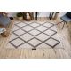 Carpet POLI 9051A Geometric, Triangles beige / terracotta