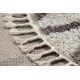 Okrúhly koberec BERBER BENI krémová - strapce, Maroko, Shaggy