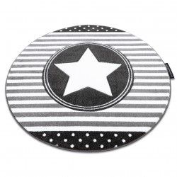 Carpet PETIT STAR circle grey