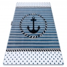 Tapis PETIT MARINE ANCRE MER bleu