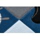 Kilimas PETIT CORSAIR PiApskritas kilimas, laivas, inkaras mėlyna